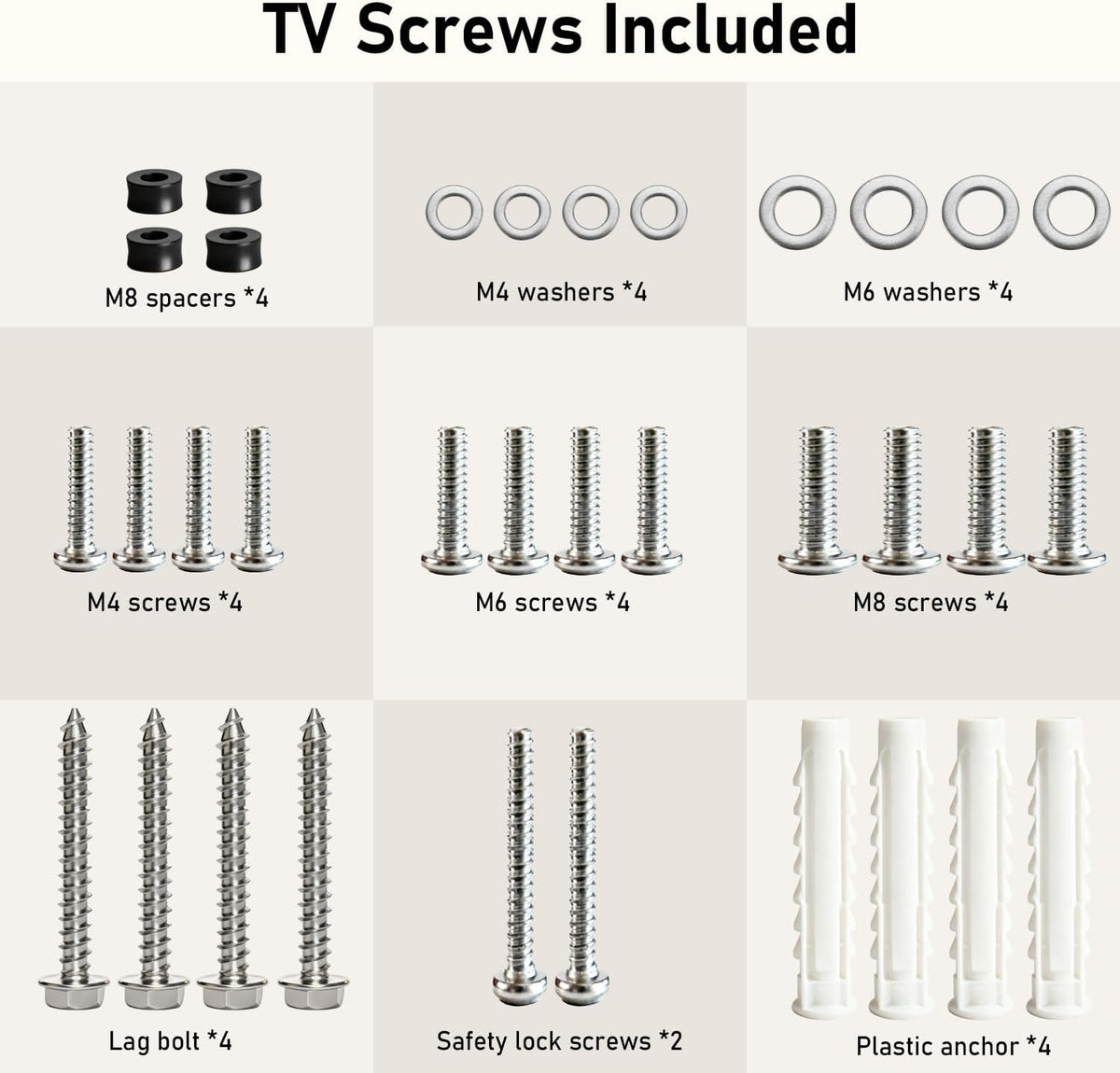 Fixed TV Wall Mount for 14-43” LED LCD OLED Flat Screen Plasma TVs - Image 9