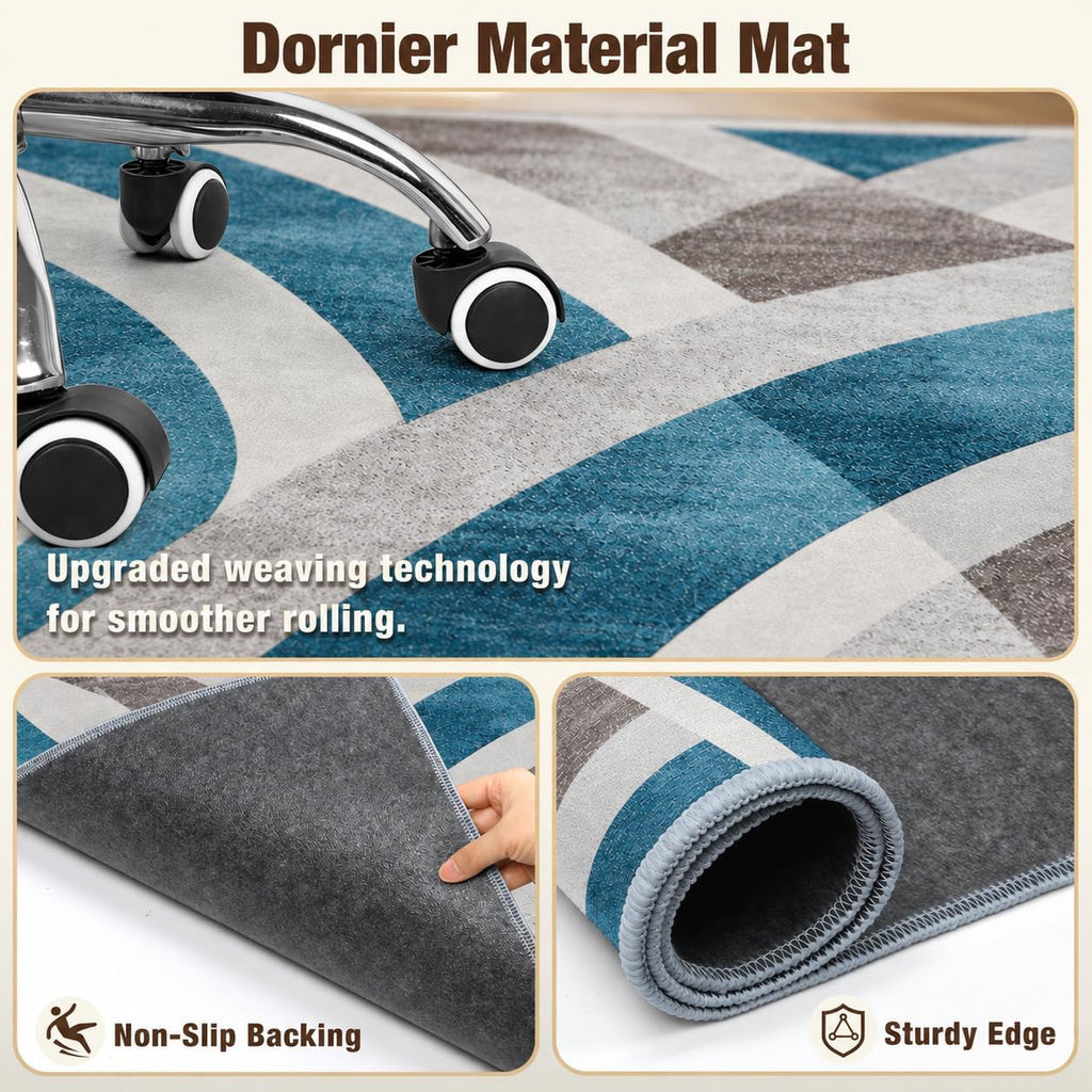 Office Chair Mat for Hardwood Floor, Desk Chair Mat, 48" x 36" - Image 3
