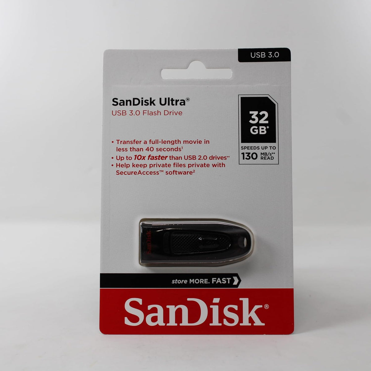 SANDISK 32GB Ultra USB 3.0 Flash Drive - SDCZ48-032G-UAM46, black - Image 5