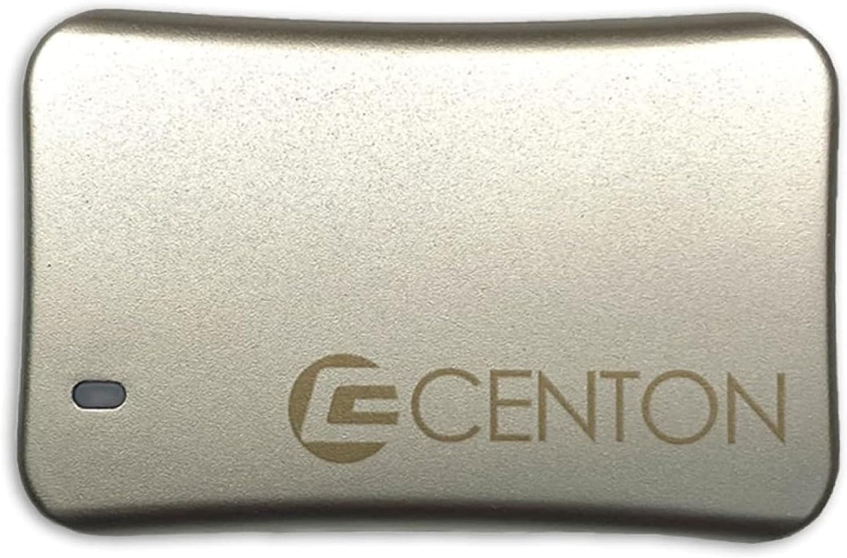 Centon External SSD (Silver Metallic), USB-C 3.2 Gen 2, 500GB by Centon