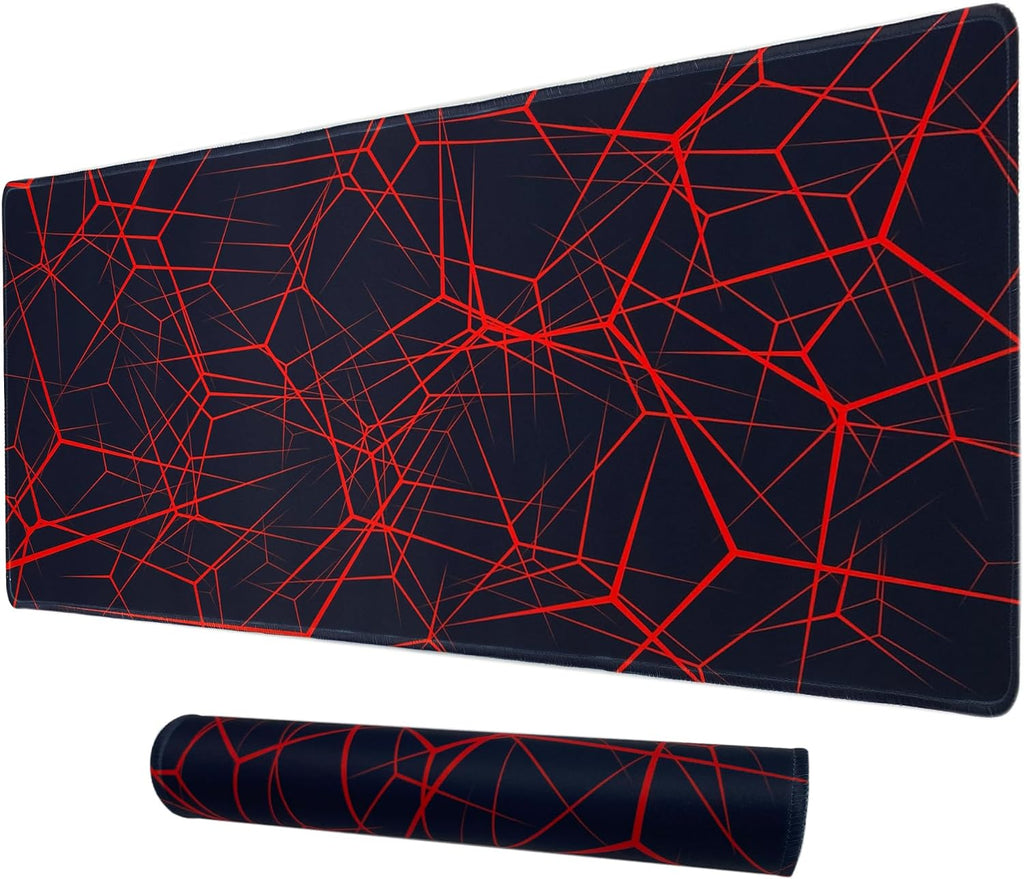 Professional Large Mouse Pad,31.5 x 11.8 in Extended Gaming Mouse Pad,Smooth Lycra Fabric,Non-Slip Rubber Base,Precision Stitched Edges, for Work,Gaming,Writting & Home-80x30 Hongnet by Cmhoo