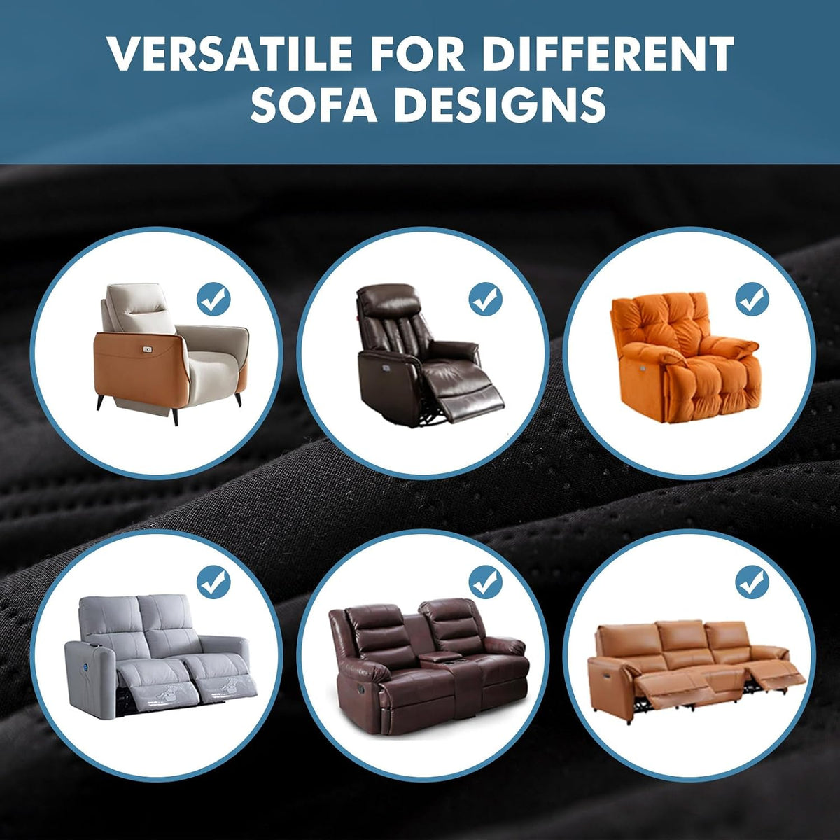 Waterproof Recliner Chair Cover for Pets Non Slip Washable Sofa Protector - Image 6