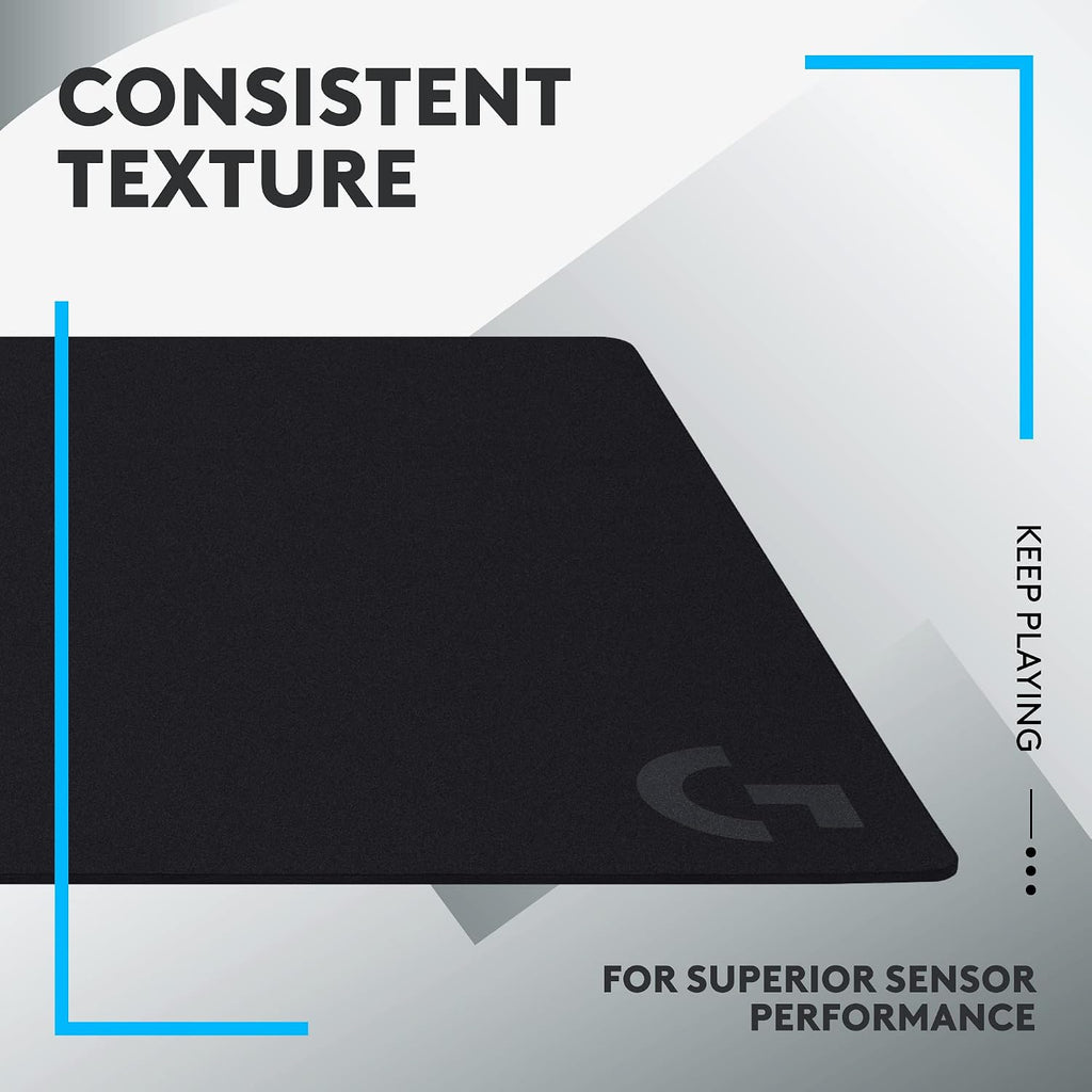 Logitech G840 XL Cloth Gaming Mouse Pad (900x400x3) - Black - Image 4