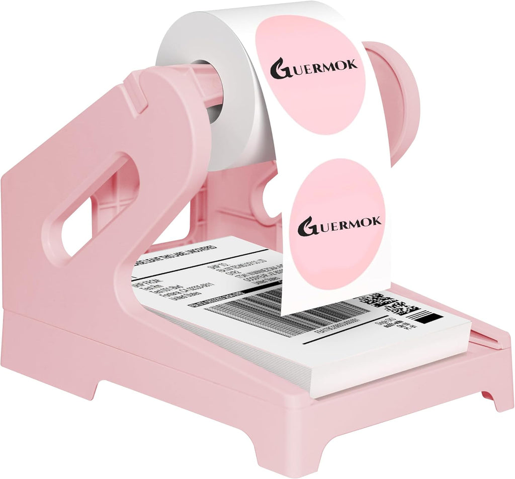 Thermal Shipping Label Holder for Rolls & Fan-Fold Fragile Stickers by Guermok