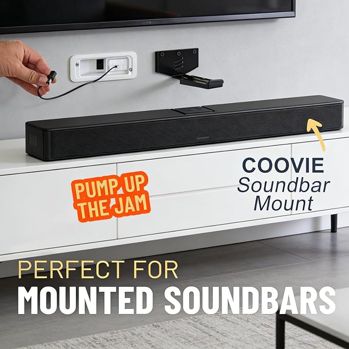 in Wall Cable Management Kit for TV & Soundbar - Cord Hiding for Wall, Hide TV Wires When Mounting, Includes Power & Low Voltage Cable Management, Includes Hole Saw Drill Attachment for Install - Image 7