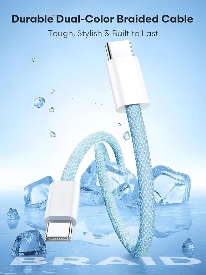 Senetem USB C to C Cable 3FT+6FT+10FT 3-Pack, 60W Fast Type C Charger Cord | Fast Charging for iPhone 15 16 17 Pro Max Plus, Samsung Galaxy S24/S23 S22, MacBook/iPad/Pixel/Apple/Android USB-C - Image 5