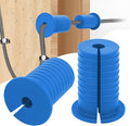 2 Pcs Starlink Cable Routing Kit for 1 Inch Wall Hole, Blue Silicone Wall Grommet for Ethernet Cable, Perforated Cable Punch Grommet, Starlink Accessories by MYZHRE