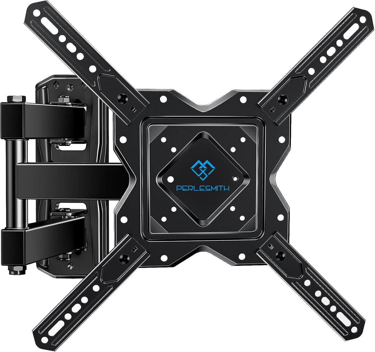 PERLESMITH Full Motion TV Wall Mount Corner for 27-60 Inch TVs by PERLESMITH