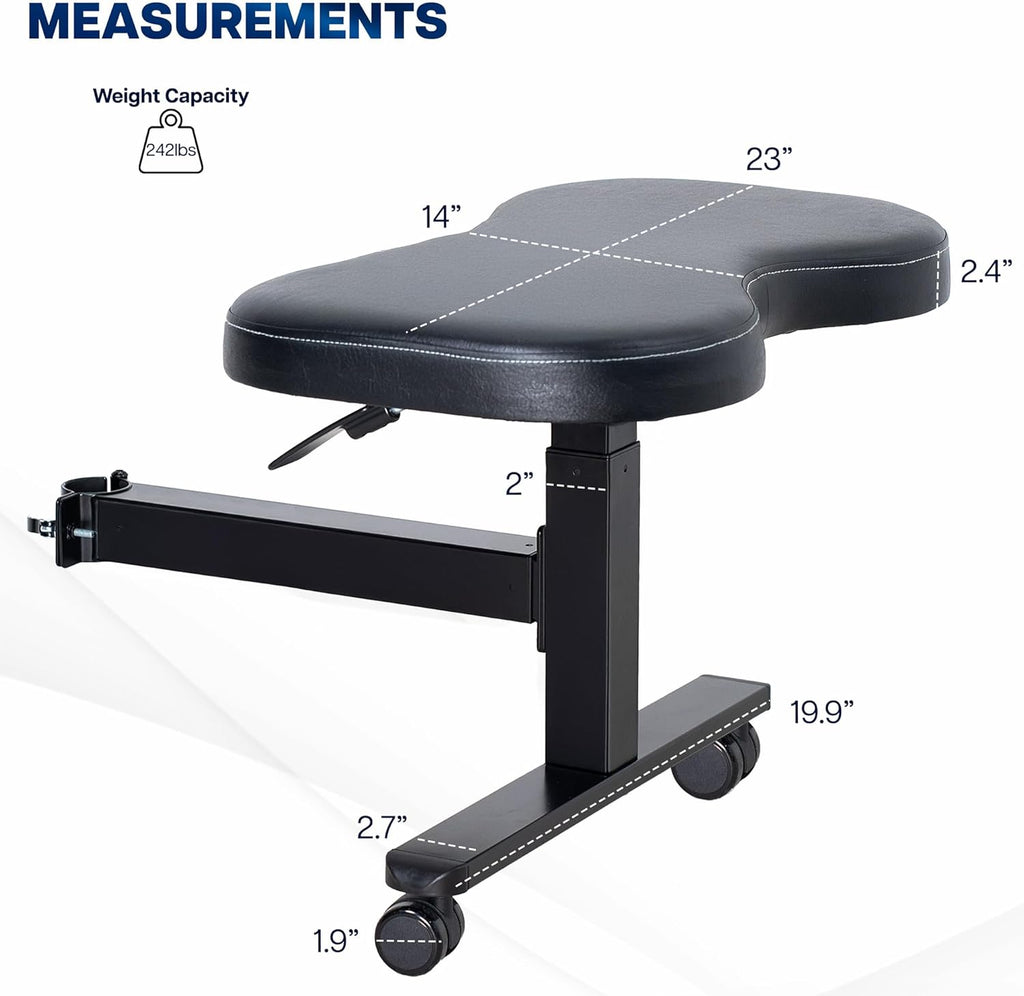VIVO Retrofit Height Adjustable Footrest for Office Chair, Holds 242 lbs - Image 7