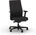 HON Ignition 2.0 Ergonomic Office Chair, Lumbar Support, Desk Chair, Onyx | Ergonomic office desk chair with lumbar support, adjustable arms, office decor, workstation comfort for focused productivity by HON