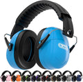 Dr.meter Noise Reduction Ear Muffs, Ear Protection Noise Cancelling Headphones for Adults, Kids Autism Sensory, 31dB Hearing Protection Earmuffs for Shooting Gun Range, Mowing, Fireworks, Blue by Drmeter