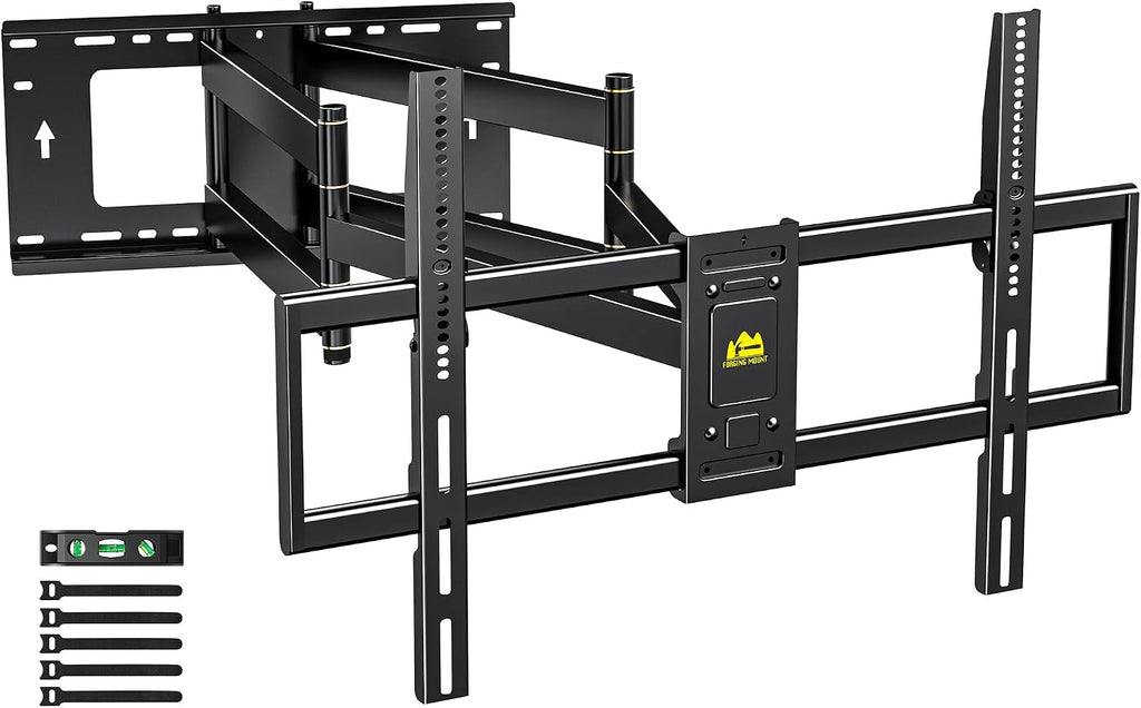 Heavy Duty XXL Long Arm TV Wall Mount for 55-120 inch Extra Large TVs by FORGING MOUNT