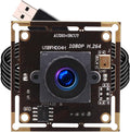 ELP H.264 1080P USB Camera Module with Microphone 2.1mm Wide Angle Webcam | FHD PC Camera for Computer & Laptop, UVC USB2.0 Lightburn Camera for Laser, Home Security, Embedded Machine Vision, Robotics by ELP