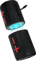 2 in 1 Magnetic Dual Splittable Bluetooth Speaker, IPX6 Waterproof Split Portable Wireless Speaker with 20W Loud Stereo Sound, Bluetooth V5.3, 24H Playtime, Multiple pairing for Home,Outdoor or Travel by CYBORIS