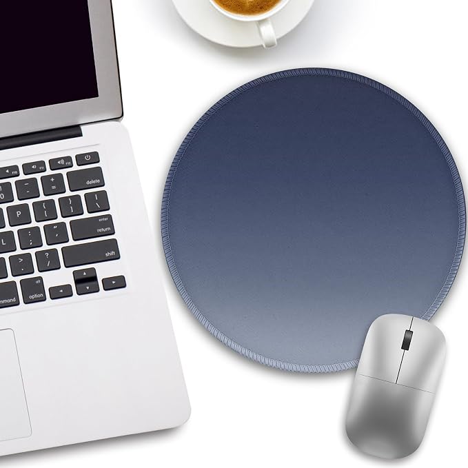 Funny Work Mouse Pad, Small Round Mousepad for Desk, Laptop | Mini Travel Wireless Mice Pad for Computer, Office Accessories, Coworker Gifts, 8.6 x 8.6 inch - Image 2