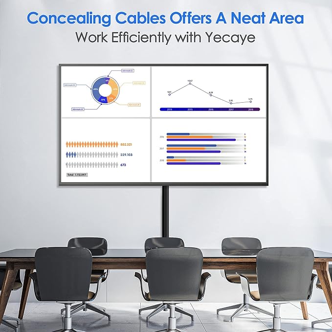 Yecaye TV Cord Hider, 125in Cord Cover, W1.18in H0.6in, Black | Large Cable Hider, Wire Covers for 4 Cords, Cable Raceway Wire Hiders for TV on Wall, Cable Cover Cord Concealer - Image 7