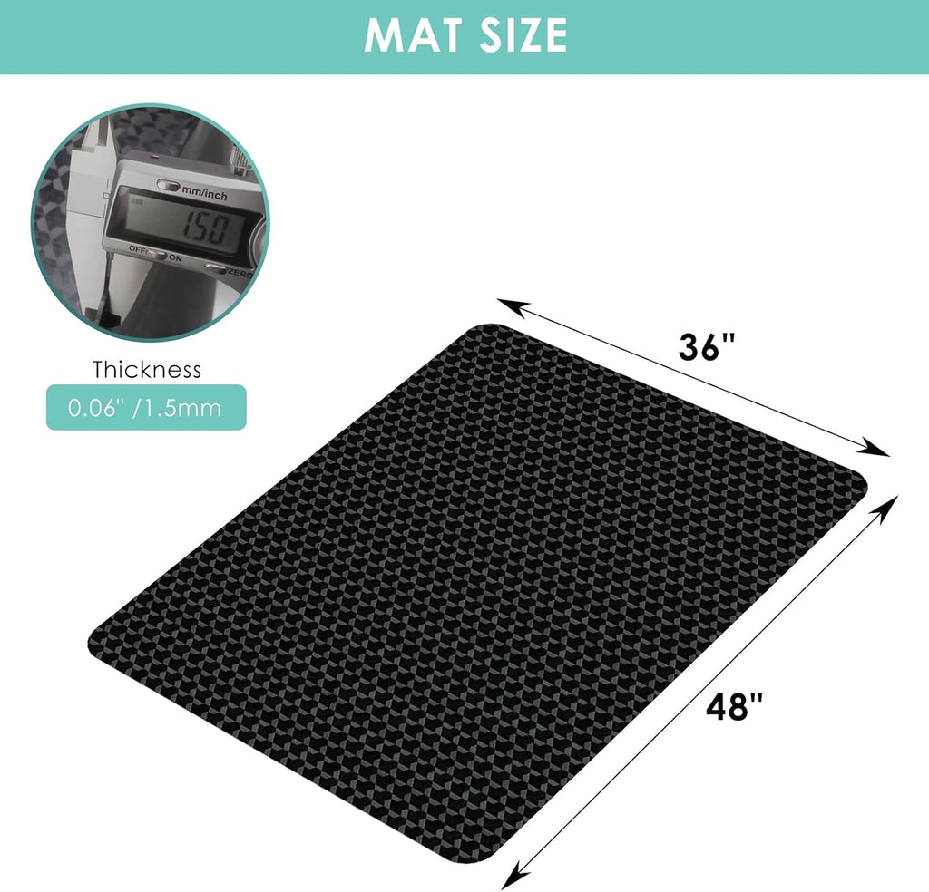 Vicwe Office Chair Mat for Hardwood Floor, 48" x 36" Chair Mat, Anti-Slip - Image 7