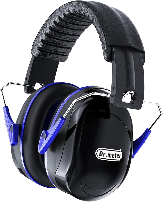 Dr.meter Noise Reduction Ear Muffs, SNR31dB Hearing Protection Sensory Earmuffs, Noise Cancelling Headphones for Adults Ear Protection for Gun Range, Yard Work, Mowing, Monster Truck, Fireworks - Image 4