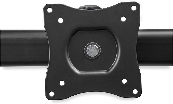 StarTech Triple Monitor Stand 13in to 27in, VESA, Black (ARMBARTRIO2) | For Monitors 13" to 27" (17.6lb/8kg), Adjustable VESA Computer Stand for 3 Screen Setup, Steel, Articulating - Image 8
