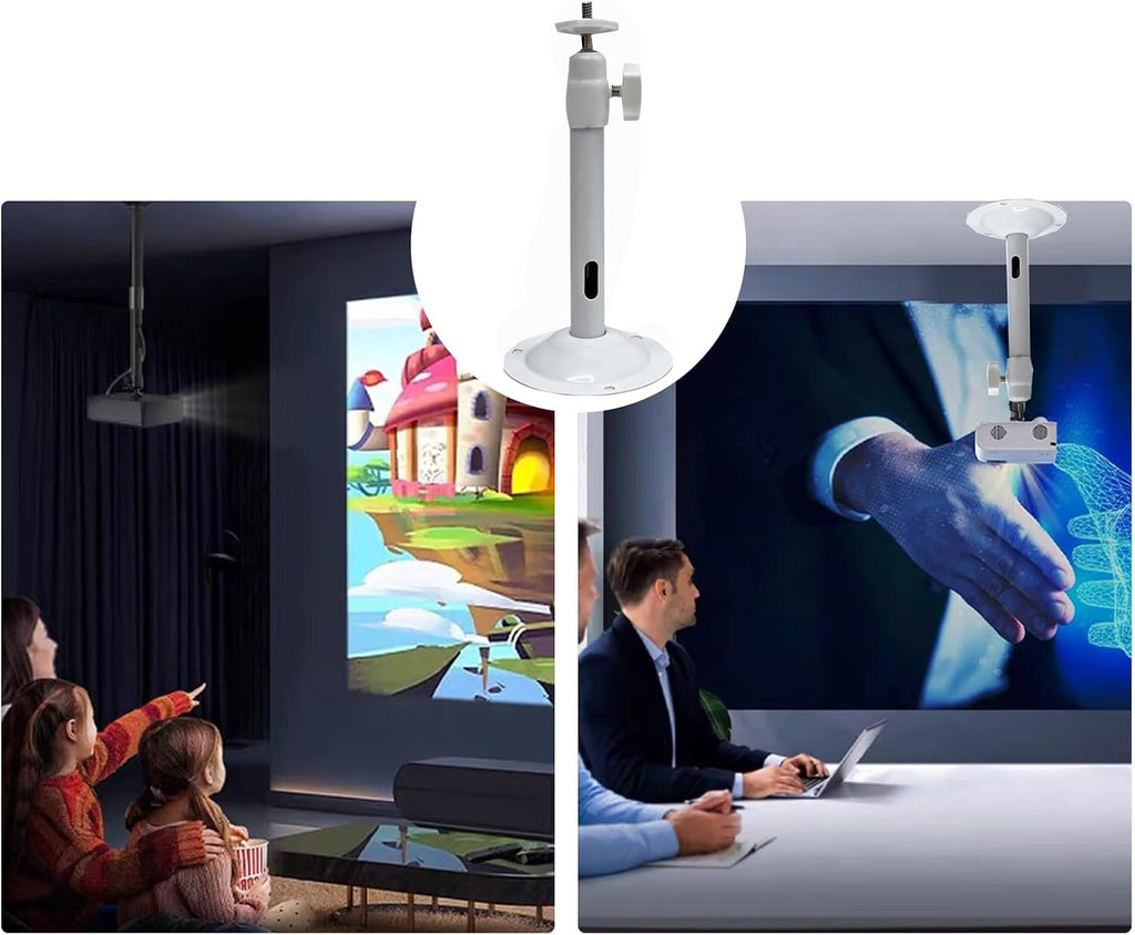 Vertically Mounted Projector Bracket wall-Mounted Universal Ceiling wall Projector, 1/4" Screw, Camera Bracket mini (8.66in) - Image 3
