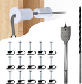 Starlink Cable Routing Kit,Starlink Cable Installation Kit,Starlink Mounting Accessories,2* Grommets, 1" Spade Drill Bit, 5/16" Drill Bit, 15 Wall Clamps (Cable Installation Kit (White) by MYZHRE