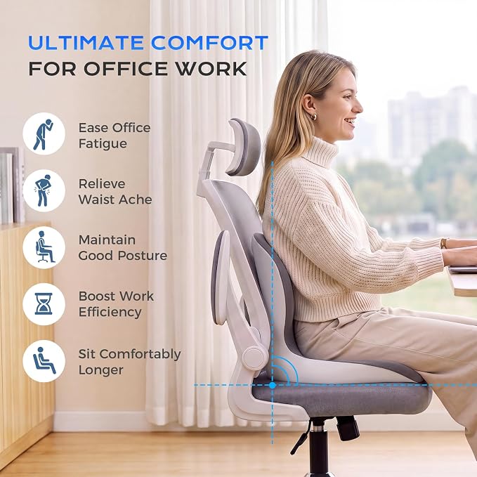 Coverado Car Seat Cushion and Lumbar Support Pillow One Piece, Memory Foam Ergonomic Back Support Driving Seat Cushion for Back Pain, Non-Slip Washable Cushion for Car, Driver, Office - Image 5