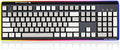 Hexgears GK735 Wired Full Size Mechanical Keyboard, Aluminum Housing Built for Gamers w/Kailh Box White Switch, White Backlit + Surrounded by RGB Light Strip, 104 Keys Gaming Keyboard for PC/Mac by HEXGEARS