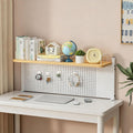 Desk Hutch Dorm, Clamp-on Desktop Bbookshelf Organizer With Pegboard by OECETCAWKD