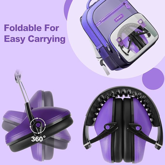 Floriogra Noise Cancelling Headphones for Kids/Toddler 28dB SNR Ear Muffs | Kids Ear Protection Noise Reduction Earmuffs for Children, Hearing Protection for Monster Jam, Concerts, Fireworks, Autism - Image 5