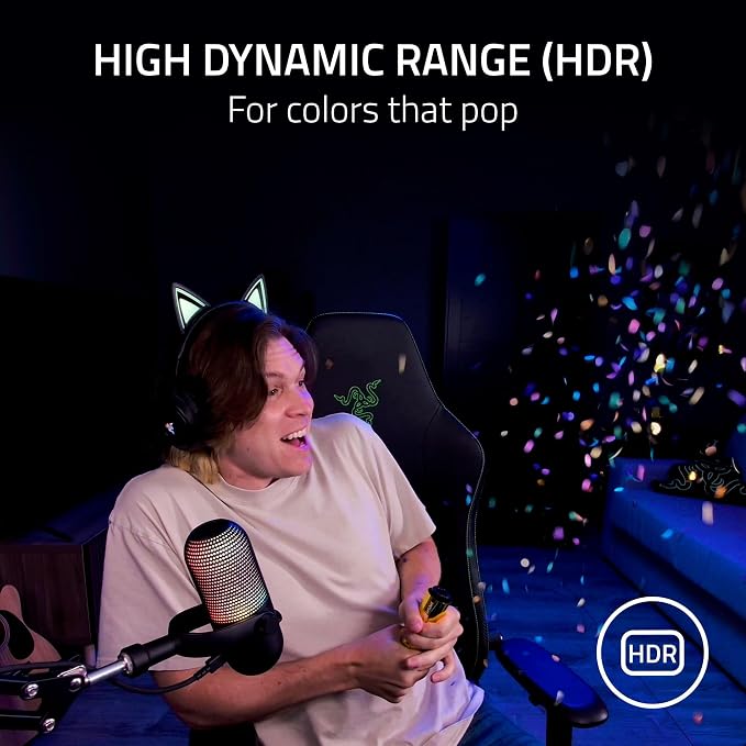 Razer Kiyo V2 Webcam for Streaming and Collaboration 4K 30Fps, Quartz | AI Powered Auto-Framing, Built-in Microphone, Ultrawide Angle Lens, Privacy Cover, Works with OBS, Discord, Zoom, Teams - Image 7