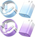 Phone 17 16 15 Charger Fast Charging, 10 FT Long USB C Charger Cord with 20W Type C Fast Phone Charging Block forPhone 17/17 Pro/17 Pro max/Air/Phone 16 15 Pro Max Plus, iPad, Android,Gradient Blue by Ubearkk