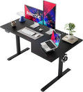 Agilestic 55 x 32 Inch Corner L Shaped Electric Standing Desk, Black | Electric Height Adjustable, L-shape Workspace, Sturdy Steel Frame, Memory Preset, Hooks, 154 lbs, Easy Assembly, Splice Board by Agilestic