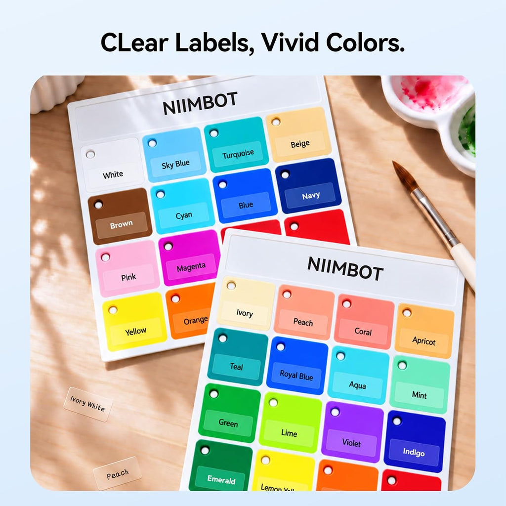 NIIMBOT M2/M3 Thermal Transfer Labels 1.57''×0.79'', Clear - Image 7