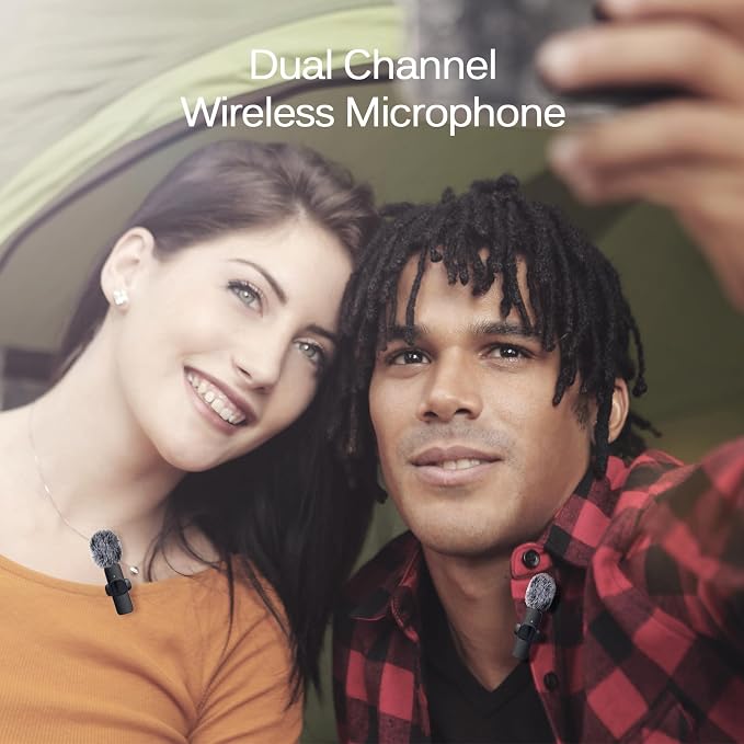 Professional Wireless Lavalier Lapel Microphone for iPhone, Mini Video Recording Mic for Interview Video Podcast Vlog YouTube & Livestream, Noise Reduction, Plug & Play (Lightning Port) - Image 5