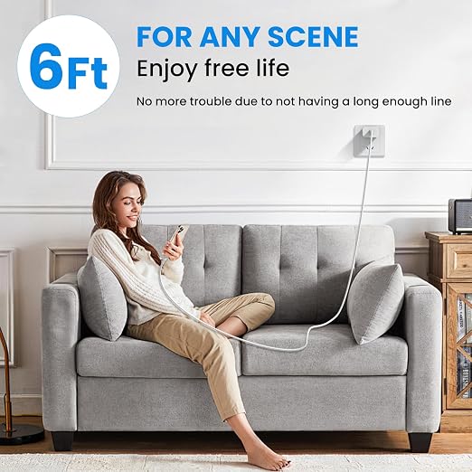 iPhone Charger Fast Charging 20W 3-Pack iPhone 17 Charger & 6FT USB C Cable | iPhone 17 Charger for Home, Office & Travel, USB C Charger Compatible with iPhone 17/16/15,iPad,Galaxy and All Type-C Devices - Image 7