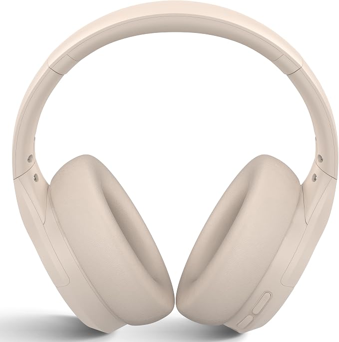 ANC Wireless Bluetooth 5.4 Headset, ENC Built-in Mic for Clear Calls, Hi-res, Foldable, Breathable Over Ear Comfort, Low Latency, Lightweight, 3.5 mm Audio Cable, Wired, for Cell Phones, Tablets, PC’s - Image 9