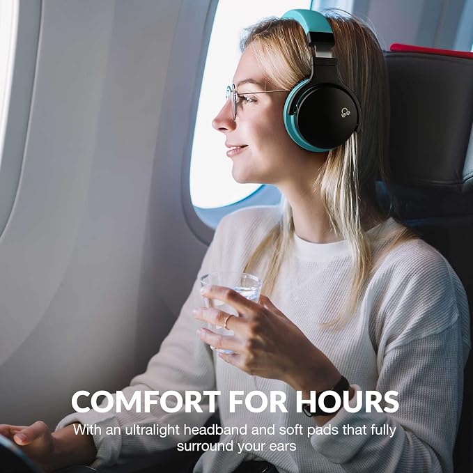 MOVSSOU Million Sold Classic E7 Active Noise Cancelling Headphones | Upgraded HD Sound, Wireless Bluetooth Headphones Over The Ear Unequaled Comfort, Vivid Deep Bass, for Home Office Travel Gift - Image 5