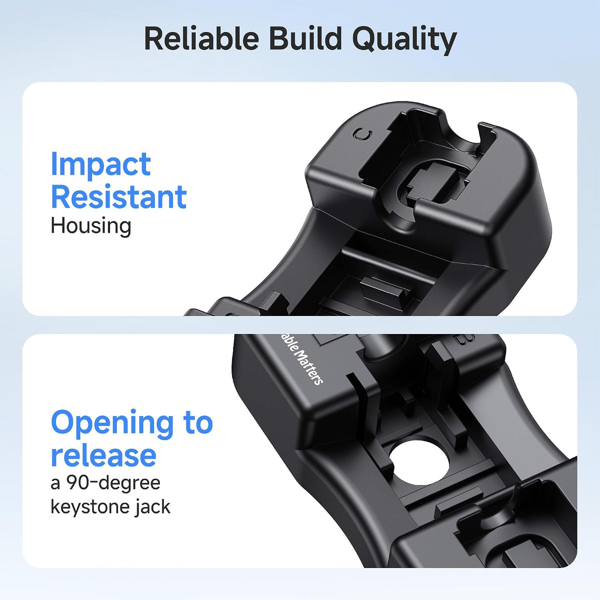 Cable Matters Keystone Jack Punch Down Tool Stand for RJ45 and RJ11 - Image 5