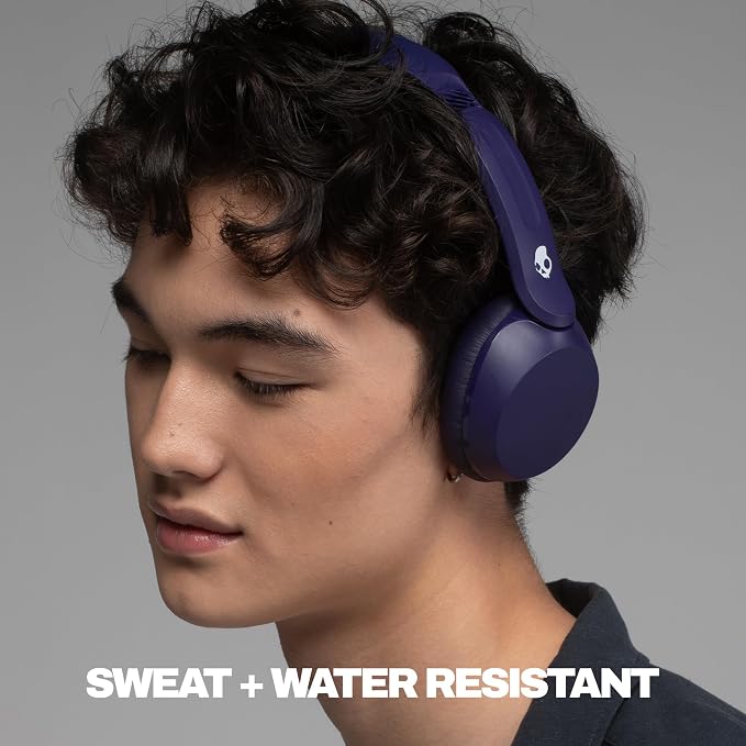 Skullcandy Icon 180 Wireless On-Ear Bluetooth Headphones - Future | 50 Hours Battery, Lightweight and Travel Ready, Secure Fit, Sweat and Water Resistant, Microphone iPhone Android, Foldable - Image 3