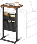 HOOBRO C Shaped End Table, C Shaped Side Table with Storage Bag by HOOBRO