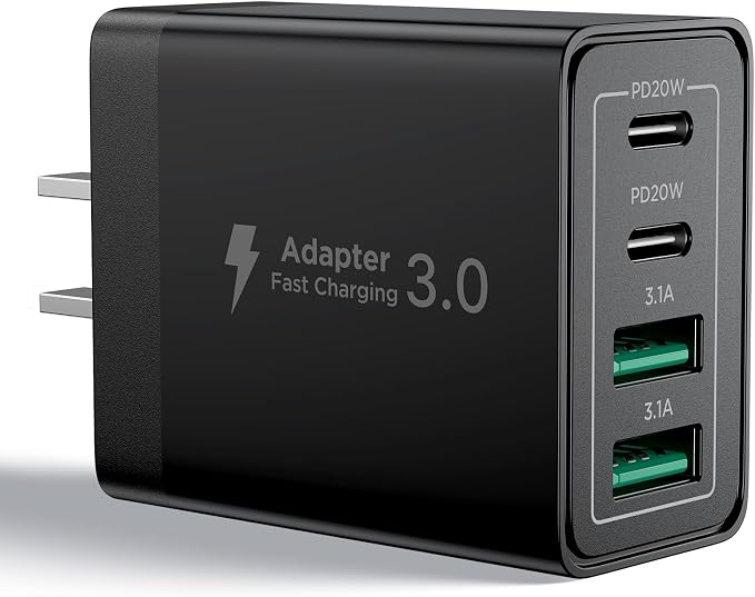 USB C Wall Charger Block, 40W USB C Charger Block QC Wall Plug + PD Power Adapter Multiport Brick Type C Fast Charging Block for iPhone 17 16 15/14 Pro Max/13 Pro/12/11/8, XR/XS/X, Samsung Cube - Image 7