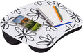 LAPGEAR MyStyle Lap Desk – Brushed Flower, Fits 15.6” Laptops by LapGear
