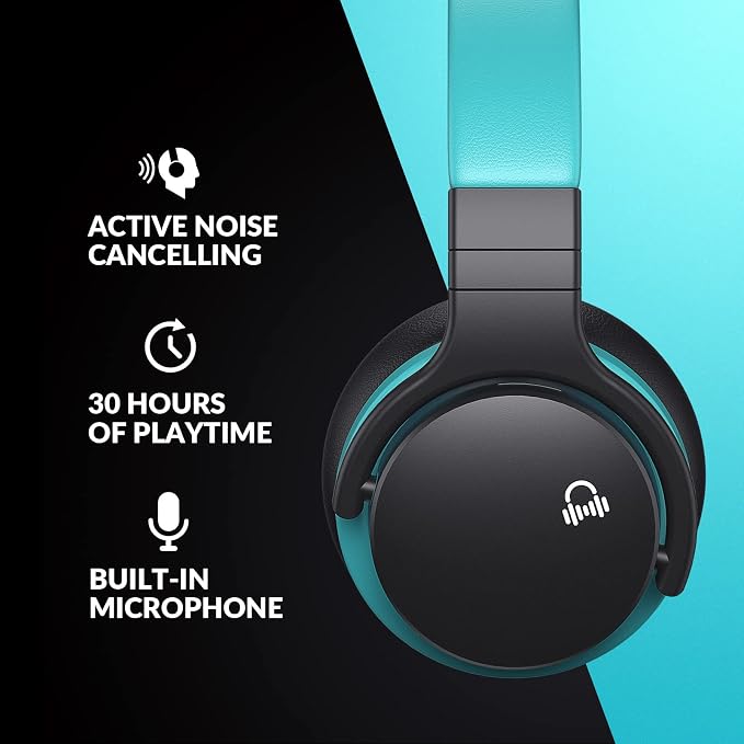 MOVSSOU Million Sold Classic E7 Active Noise Cancelling Headphones | Upgraded HD Sound, Wireless Bluetooth Headphones Over The Ear Unequaled Comfort, Vivid Deep Bass, for Home Office Travel Gift - Image 2