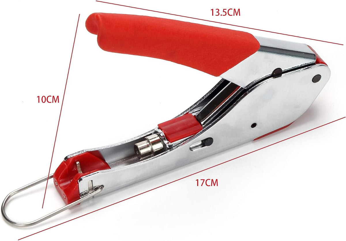 Network Tool Kit Professional Coax Crimper Tool Kit Coaxial Compression Stripping Tool Set Crimper Krone Punch Down Tool in a Zipper Case - Image 5