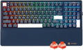 Hexgears Wireless Mechanical Keyboard with Wrist Rest,Tri-Mode BT5.0/2.4GHz/USB-C Hot Swappable Custom Keyboard,Pre-lubed Linear Switches,RGB Backlit Computer Gaming Keyboards for PC/Tablet/PS/Xbox by HEXGEARS