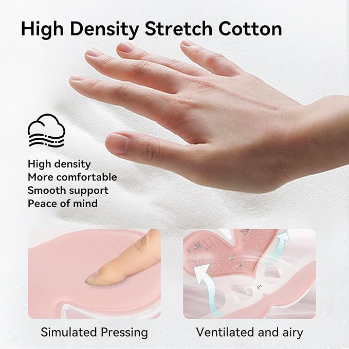 BKT Ergonomic Seat Cushion - Lumbar Support Pillow for Office Chair & Floor | Premium upgraded materials for long sitting. Comfort for students, nursing mothers, office workers and outdoor fishing trips - Image 4