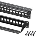 Cable Matters 1U 24 Port Keystone Patch Panel with Cable Management by Cable Matters
