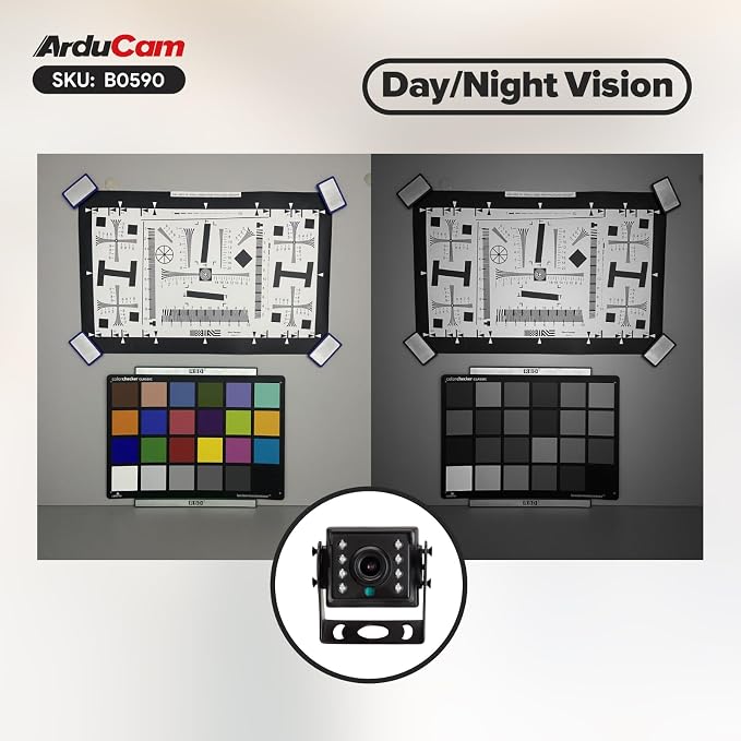 Arducam 2MP Day & Night Vision USB Camera Module, 1080P Automatic IR-Cut Switching USB 2.0 Webcam, with 850nm IR LEDs for Windows, Linux, Android and Mac OS - Image 8
