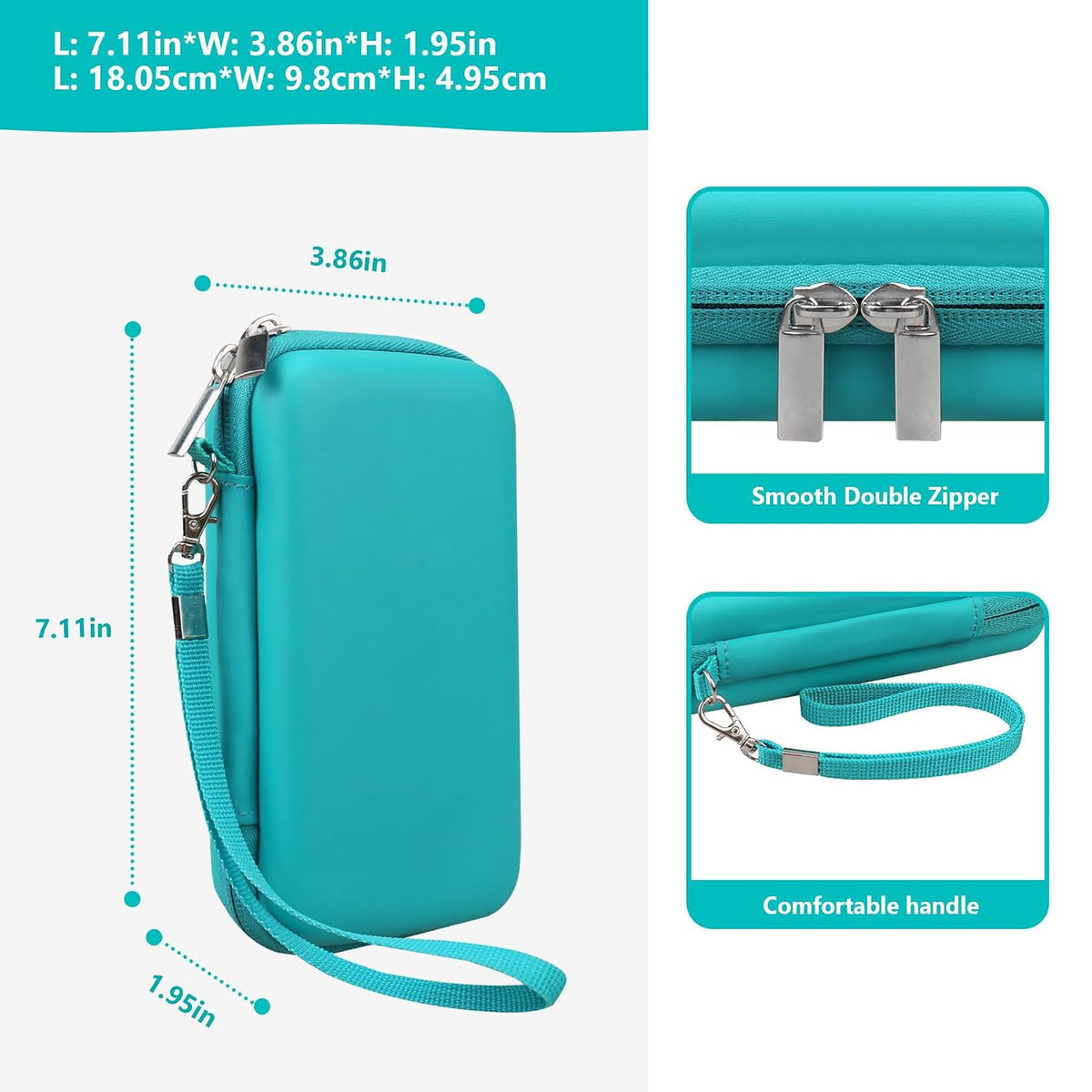 Supmay Carrying Case Compatible with WELLST-G Handheld Game for Kids, Green - Image 3