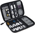 BAGSMART Large Electronic Organizer Travel Case for Tech Accessories, Black | Tech Accessories, Cord Storage, For Phone, Power Bank, SD Card, Cables by BAGSMART